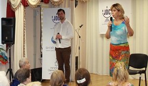 Зустріч клієнтів МБФ «Єврейський Хесед «Бней Азріель» з Ольгою Богомолець