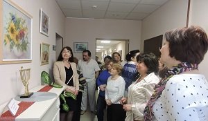 Wool painting is exhibited for the first time in ICF «Jewish Hesed «Bnei Azriel»